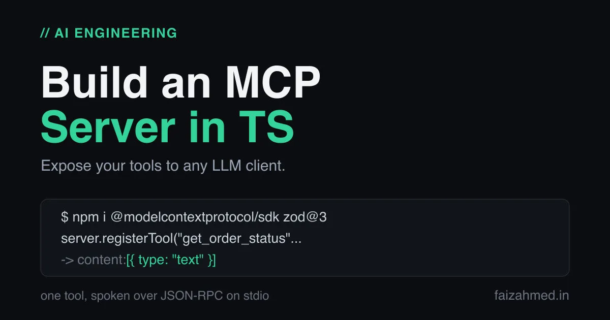 Building an MCP Server in TypeScript